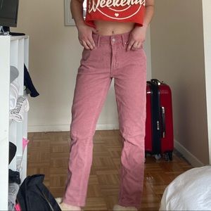 Verge girl Pink Corduroy Pants. never worn.